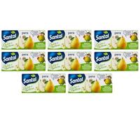 8 x Parmalat Santal Succo di Frutta Pera Dolce di Natura Zero Zuccheri Aggiunti Peras Jugo de Fruta, Azúcar Aditivo Refrescante Bebida Brik 3 x 200 ml