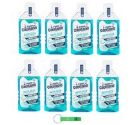 8 x Pasta del Capitano Collutorio Antiplacca - Antiplaque- enjuague bucal antiplaca, 400 ml + llavero Beni Culinari gratis