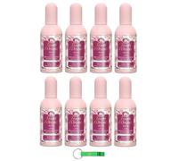8 x Tesori d'Oriente Ikigai Perfume aromático con flores de cerezo y gel de ducha de agua de arroz, 100 ml + llavero Beni Culinari gratis