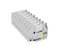 8 x Veson Compatible con TZe-231 TZe231 TZc 231 Cintas Brother P-Touch 12mm TZ TZe Cinta de impresión 0.47 de laminado para PT-E110 PT-D400 H105WB D210 H110 D600VP H107B H100LB Negro sobre Blanco