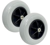 8 "X2(200x50), Reemplazo de Rueda Delantera de Silla de Ruedas Eléctrica, Ruedas Grises, Neumáticos Sólidos no Neumáticos, 1 Par