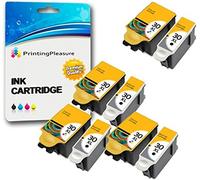 8 XL Compatibles Kodak 30XL Cartuchos de Tinta para Kodak ESP C100, C110, C115, C300, C310, C315, C330, C360, 1.2, 3.2, 3.2S, Office 2100, 2150, 2170 AIO, Hero 2.2, 3.1, 4.2, 5.1 | 30B, 30CL