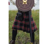 8 Yard Kilt, Falda Escocesa, Tartan Negro Stewart