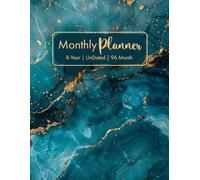 8 Year Undated Monthly Planner: 96 Months of Personalized Planning