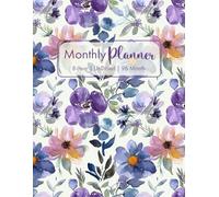 8 Year Undated Monthly Planner: 96 Months of Personalized Planning