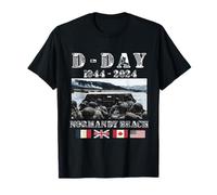 80.º aniversario del Día D Historia del desembarco en Camiseta