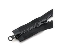 80-150cm 5# Doble deslizador Resina Cremallera Chaqueta Abrigo Cremallera Ropa Accesorios de costura, 90cm