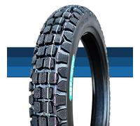 80/90-16 Neumático de Moto sin Cámara, 80/90/16 Delantero/Trasero con Dibujo en Bloques for Todo Terreno, 80 90 16 Resistente a Pinchazos y Reventones, índice de Carga 43, Presión 225 kPa