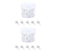 80/90 pines transparentes para tablero de corcho, chinchetas decorativas con clip para notas y fotos, suministros para tablones de anuncios