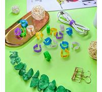 80 bandas para patas de pollo de 16 mm con 8 colores, etiquetas de identificación numeradas del 01 al 80 para patos y aves de corral.