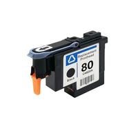 80 Cabezal De Impresión C4820A C4821A C4822A C4823A Compatible Con HP Designjet 1050 1055 1055cm 1050c Plus Impresora(1PCS Black)