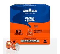 80 Cápsulas Aluminio Compatibles Nespresso Café Lavazza Crema Y Sabor Fuerte