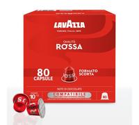 80 Cápsulas De Aluminio Compatibles Con Nespresso Café Lavazza Calidad Roja