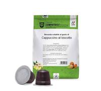 80 Cápsulas Gattopardo Cappuccino Galleta Soluble Compatible Con nespresso