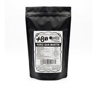 +80 Coffees by Quality Roasters Café de Especialidad Origen Perú San Martín, 100% Arábica, Puntuación SCA: 83,5, Tostado Artesanalmente, Tueste Medio, Café en Grano, 500 Gr