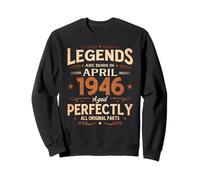 80 cumpleaños Hombre Mujer Regalo Abril 1946 Sudadera