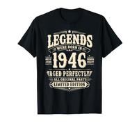 80 Cumpleaños Hombre Regalo Vintage Año 1946 Camiseta