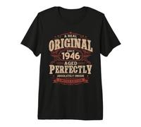 80 Cumpleaños Hombre Regalo Vintage Año 1946 Camiseta Premium
