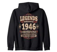 80 Cumpleaños Hombre Regalo Vintage Año 1946 Sudadera con Capucha