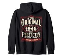80 Cumpleaños Hombre Regalo Vintage Año 1946 Sudadera con Capucha