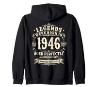 80 Cumpleaños Hombre Regalo Vintage Año 1946 Sudadera con Capucha