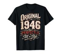 80 Cumpleaños Regalo Hombre y Mujer Vintage Año 1946 Camiseta
