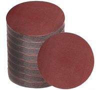 80 discos de lija de 200 mm con respaldo flocado de 8 pulgadas, surtido de grano P60 a P800 para tareas de acabado y alisado