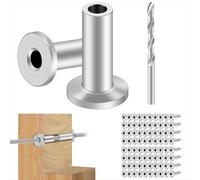80 fundas protectoras de acero inoxidable para barandillas de cable de alambre de 1/8 pulg., postes de madera protectores de grado marino T316 A