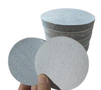 80 Grit Sandpaper Sheets, 12.2cm Fleece Backed Sanding Paper | 100 Piece White Coated Abrasive Sheets for Wood, Metal, Auto Body, Furniture and Drywall, Suitable for Grinding, Polishing an