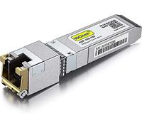 80-Meter, 10GBase-T SFP+ to RJ45 Transceiver, RJ45 to SFP+ Copper Ethernet CAT.6a Module, for Force10
