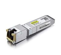 80 Meters, 10GBase-T SFP+ Transceiver, RJ-45 to SFP+ Cat.6a, Compatible with Ubiquiti UF-RJ45-10G-80