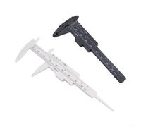 80 mm para mini calibrador de plástico deslizante Vernier para medición precisa de profundidad y grosor en educación de ingeniería y proyectos de bricolaje