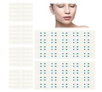 80 pegatinas de estiramiento facial autoadhesivas, para levantamiento de barbilla, en forma de V, ultrafinas, cinta de estiramiento facial, para piel reafirmante, herramienta de maquillaje