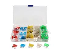 80 piezas 10A 15A 20A 25A 30A ATC ATO Auto Car Truck Kit de fusibles hoja regular