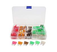 80 piezas 3A 5A 7. 25A 30A 35A ATC ATO Auto Car Truck Kit de fusibles hoja regular