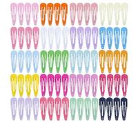 80 PIEZAS Clip BB Infantil Lateral de Esponja Clips Pelo Metal Revestido Plástico Clavijas Bobby en Forma U Retienen las Fronteras Pequeños Trozos Cómodos Ligeros Útiles y Necesarios Adornos para Niña