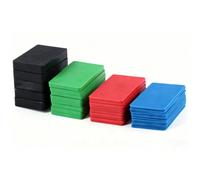 80 Piezas Cuñas Plastico, Cuñas Acristalamiento Plástico, Bloques Espaciadores, Cuna de Plastico Niveladoras Suelo, Espaciar Calzos para Cristales Cuña Puerta Ventana PVC Muebles Acristalamiento