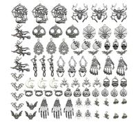 80 piezas de accesorios para los oídos que no irritan, antioxidantes y mejoran la atmósfera, colgantes