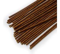 80 piezas de alambre floral, 30 cm de largo, 3 mm de diámetro, tallos florales, alambre de flores de calibre 18 envuelto con papel, alambre de floristería para flores artificiales, corona, ramo