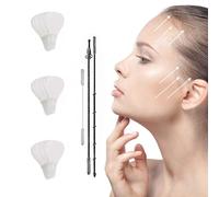 80 Piezas de Cinta de Lifting Facial, Herramienta de Cinta Facial, Pegatinas de Lifting Facial Cara en V Invisible, Lifting de Cuello y Ojos para una Forma de Cara Perfecta