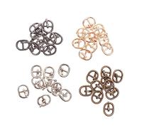 80 Piezas De Mini Hebillas De Aleación Para Diy Perfectas Para Cinturones Ropa Y Zapatos De Muñeca Accesorios De Manualidades Colores