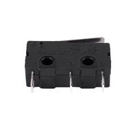 80 Piezas Interruptor de Limite de Plastico de Momentaneo de 3-Pin de AC 125V 250V 5A SPDT de Color Negro + Plata