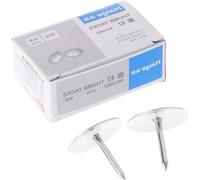 80 piezas por caja de metal para el pulgar, suministros de oficina, póster de escena, alfileres, chinchetas para el pulgar, chinchetas de corcho, alfileres de tablón de anuncios, pin de tablón,