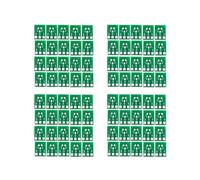 80 Piezas SOT23 SOT23-3 Gira SIP3 Doble Cara SMD Gira DIP SIP3 Adaptador Placa Convertidora SOT SIP IC Enchufe PCB Tablero DIY Kit