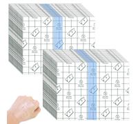 80 Piezas Vendaje Transparente Impermeable, 10cm x 15cm Vendaje para Tatuajes, Vendajes Adhesivo Elástico Transparente, Película Impermeable para Deportes, Duchas, Protección de Tatuajes, Natación