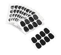80 piezas Yootones Boquilla Cojín 0,8 mm Parches para Saxofón Alto y Tenor y Clarinete (negro)