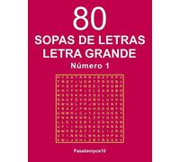 80 Sopas de letras Letra Grande - N. 1: Volume 1