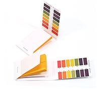 80 tiras de prueba de pH cónica, 1-14 kit de prueba de PH de rango completo tiras reactivas de indicador de tornasol para agua tornasol saliva orina monitoreo de la salud del suelo