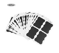 80 Uds etiquetas de PVC etiquetas adhesivas marcadores de identificación duraderos para tarros de macetas cocina