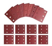 80 unidades de papel de lija de 115 x 101 mm con 40 60 80 100 120 180 240 320 papel de lija de 6 agujeros compatible con Makita BO4555 BO4554 BO4561 DBO484Z DBO480Z BO4565K BO4565 J BO4565